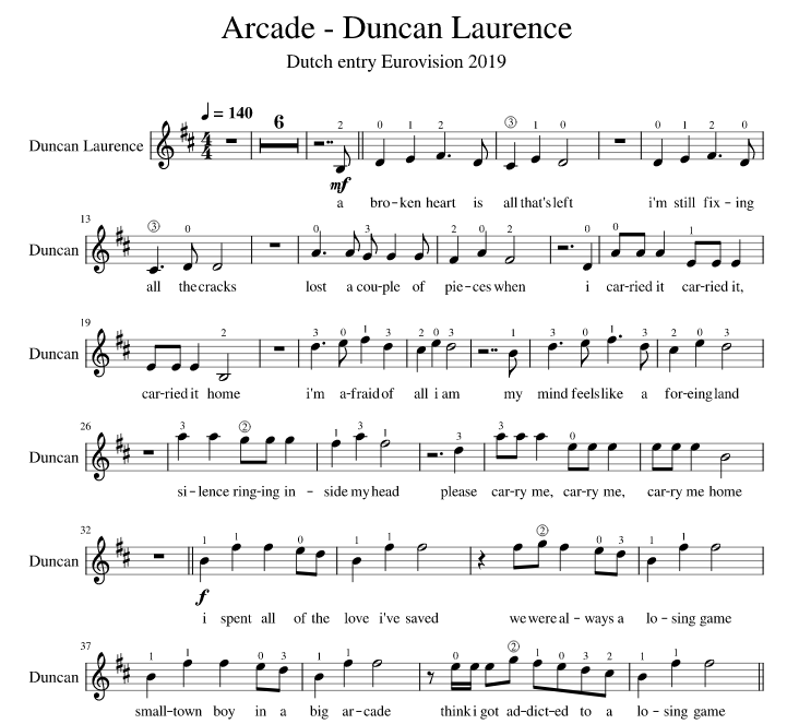   duncan laurence arcade скрипка